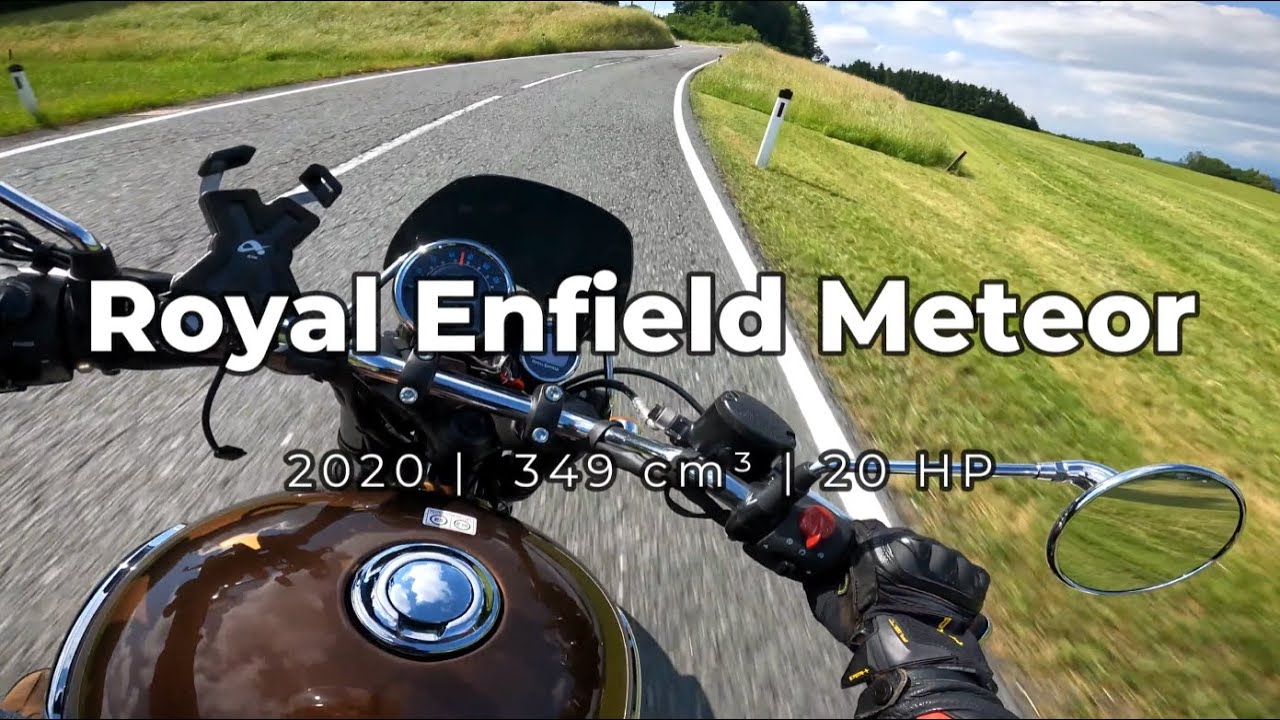 Cruising on a hill | Royal Enfield Meteor 350 | PURE SOUND