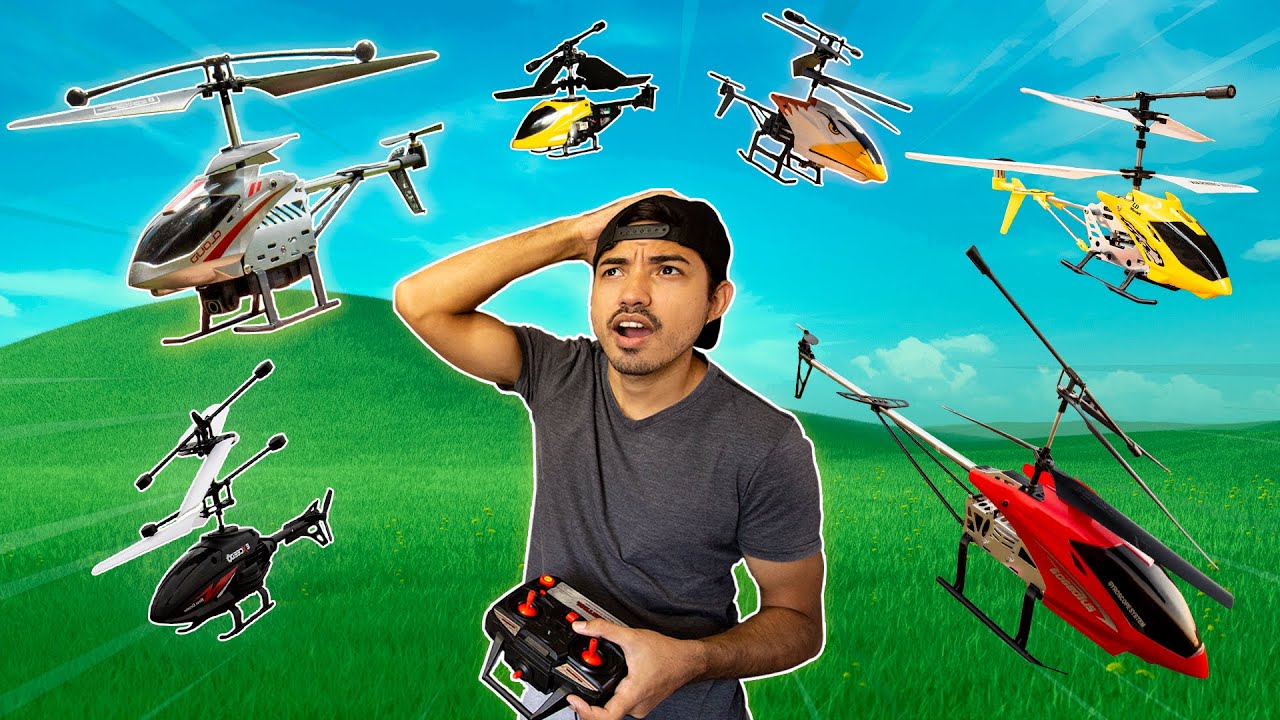 QUAL O MELHOR HELICÓPTERO DE CONTROLE REMOTO? | Helicóptero Câmera, Helicópter IR, Helicópter grande