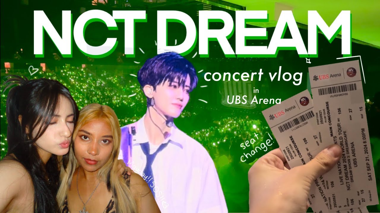 FREE SEAT UPGRADE?!? NCT Dream's 2024 World Tour at UBS Arena | Concert Vlog