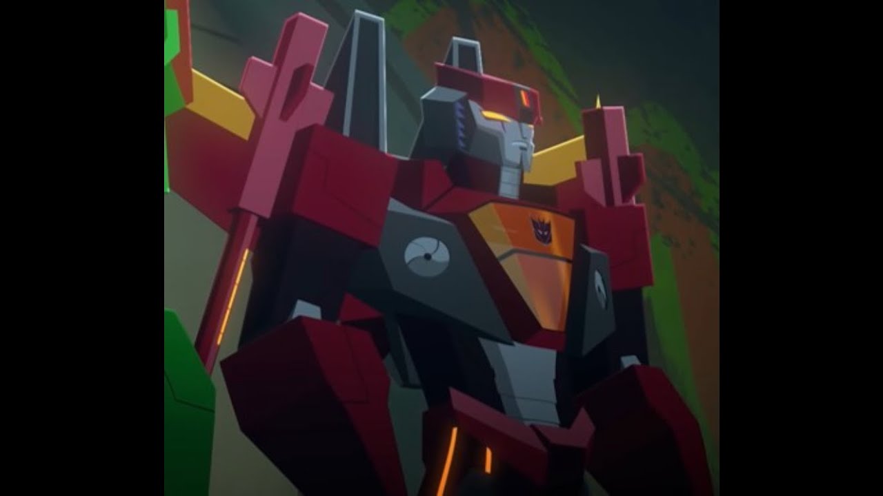 Transformers Cyberverse all Thrust scenes