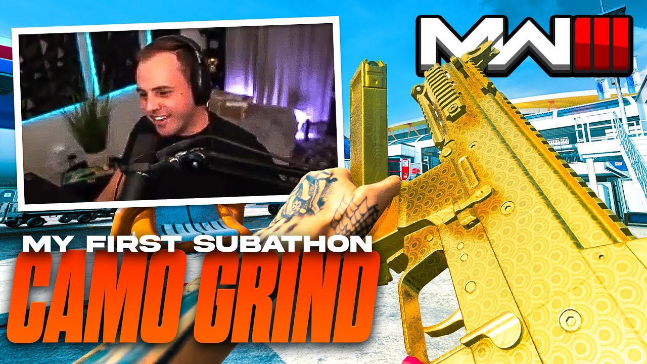 MY FIRST EVER CAMO GRIND SUBATHON RECAP FOR MWIII !! (PART 1 OF 2)