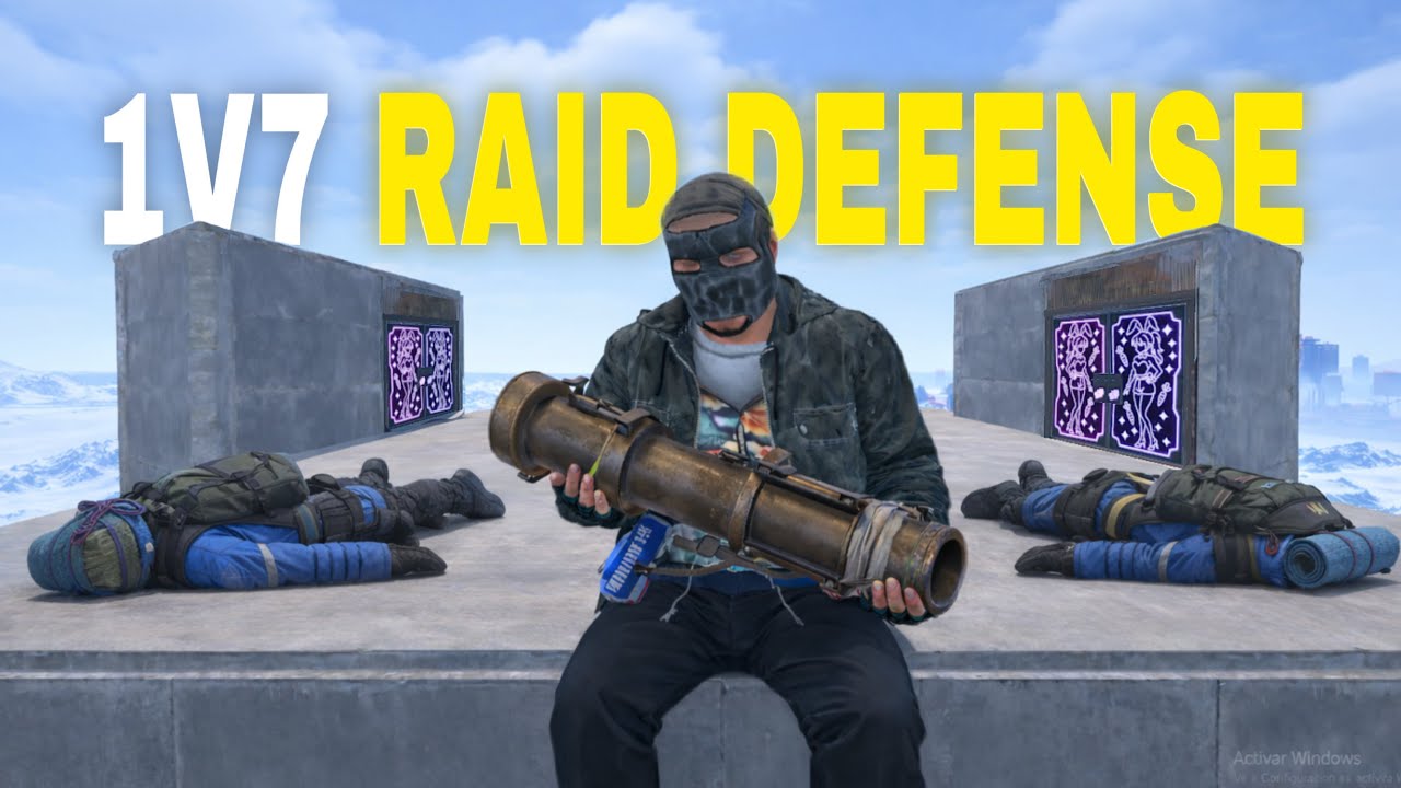 SOLO SNOWBALL vs ZERGS - Rust