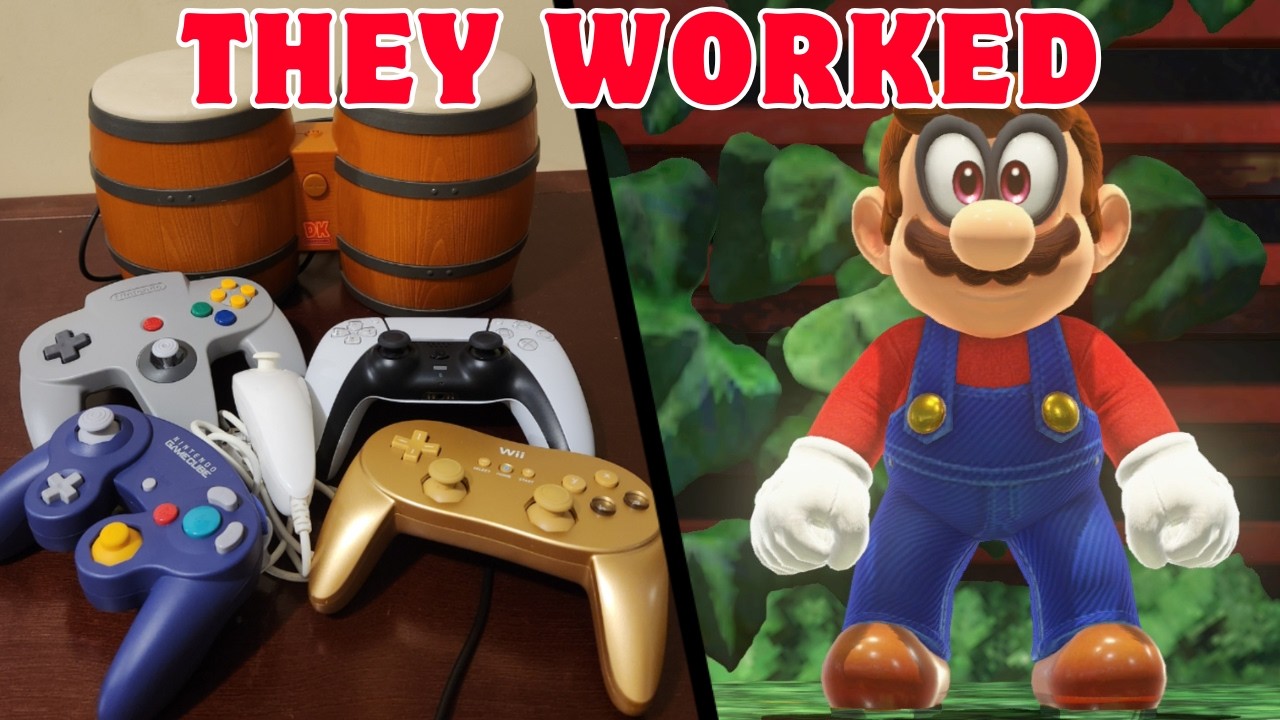 Проблемы с самыми странными контроллерами в Super Mario Odyssey...