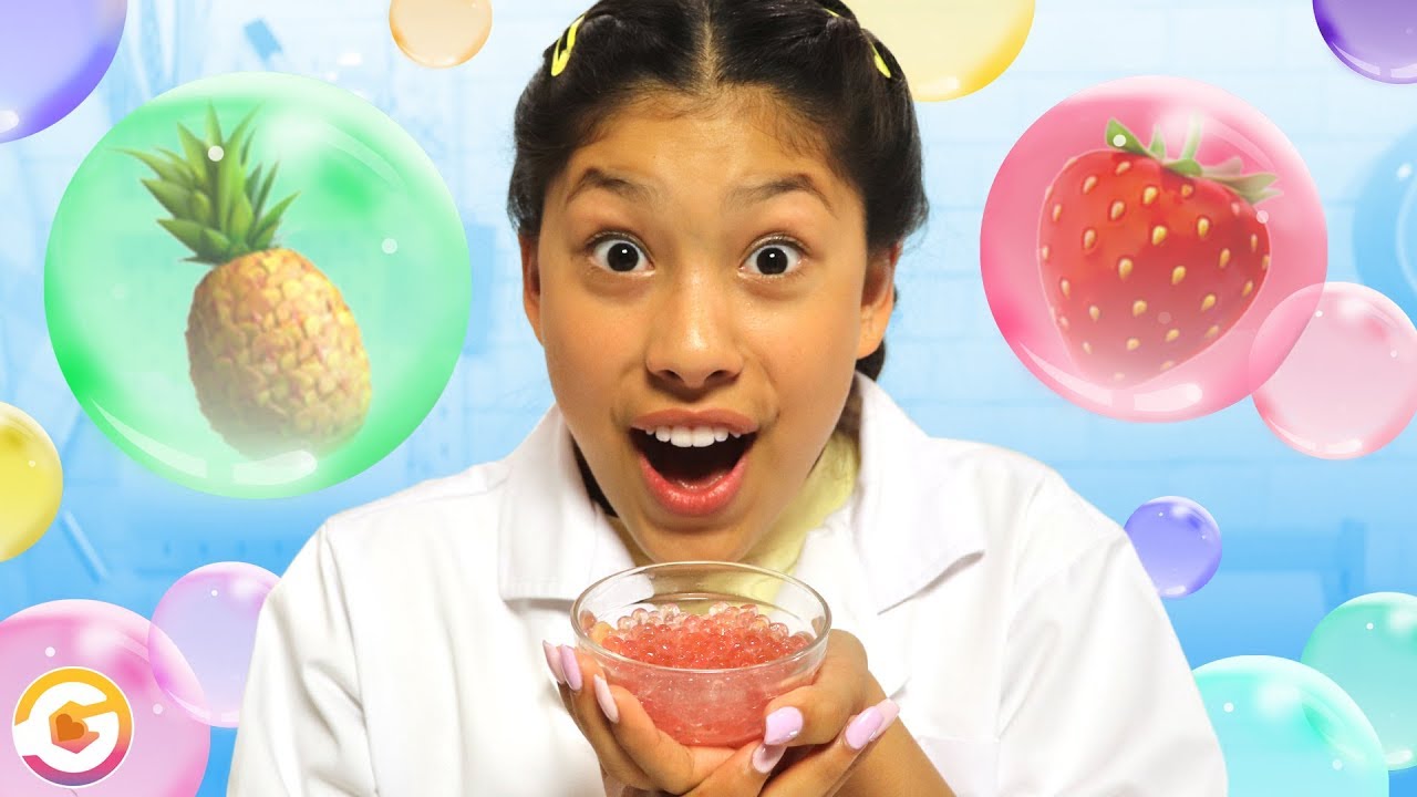 DIY Fruit Punch Flavor Bubbles!