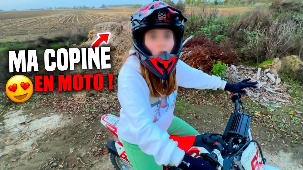 MA COPINE ESSAIE MA MOTO ! ❤️ elle n'aurait pas du... 😰