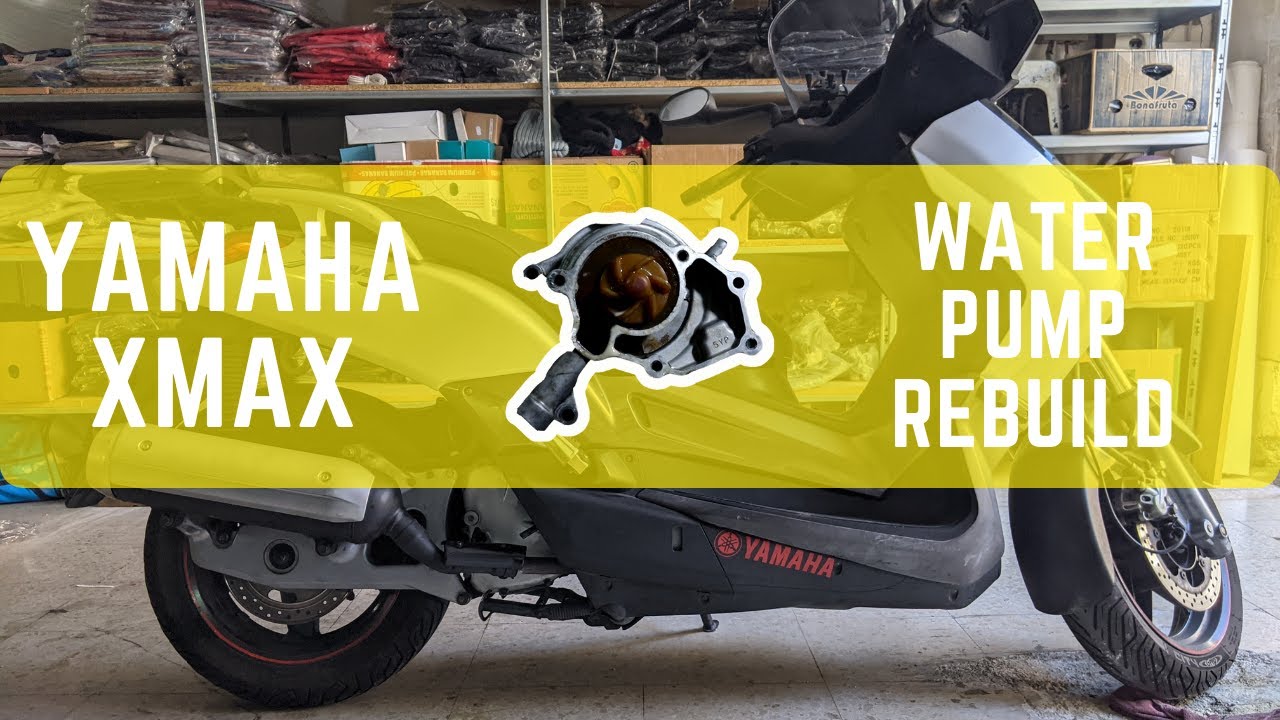 Ремонт водяного насоса Yamaha Xmax