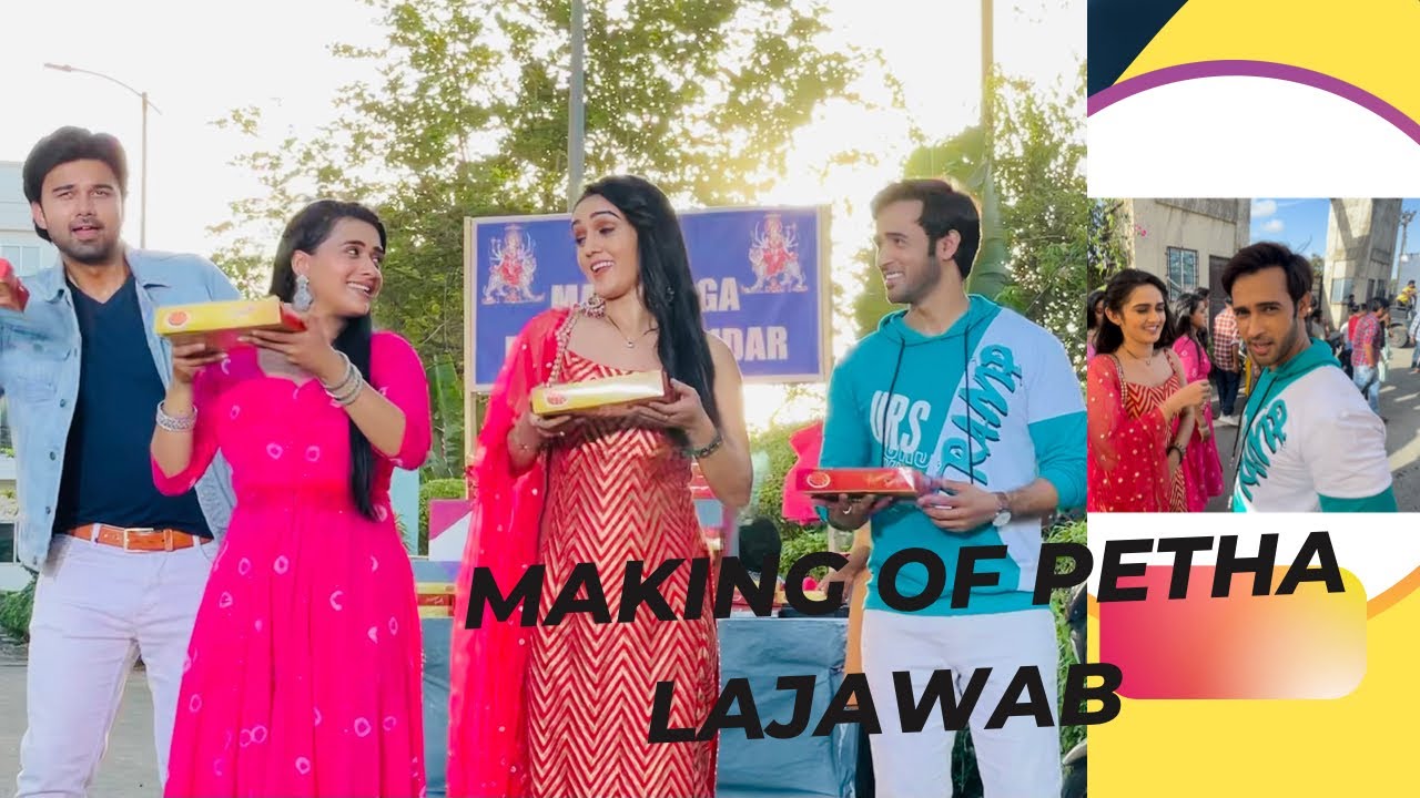 Making of petha lajawab song #sasuralsimarka2 #bts #karansharma #simar #family #ssk2 #tanyasharma