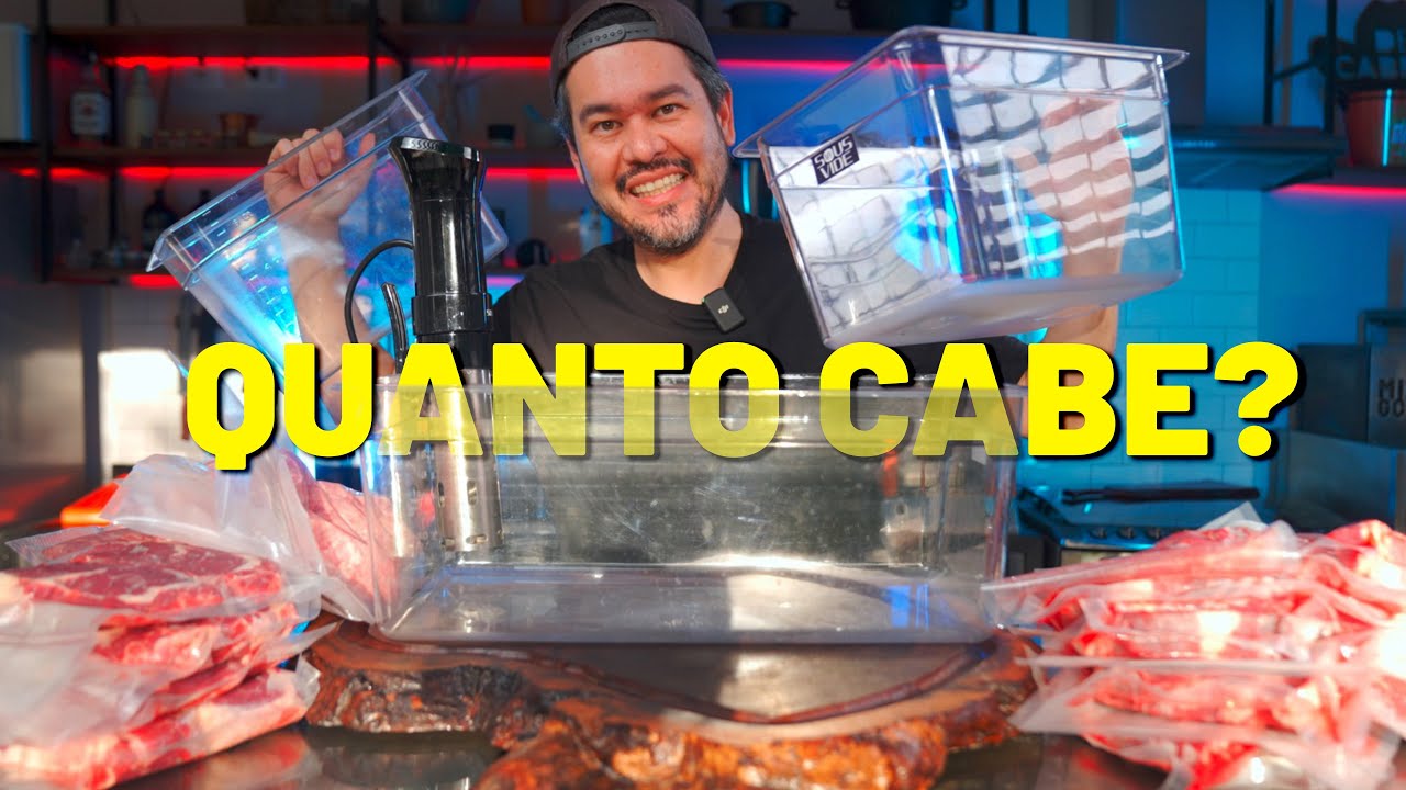 Quantos kilos de carne cabe no Sous Vide?