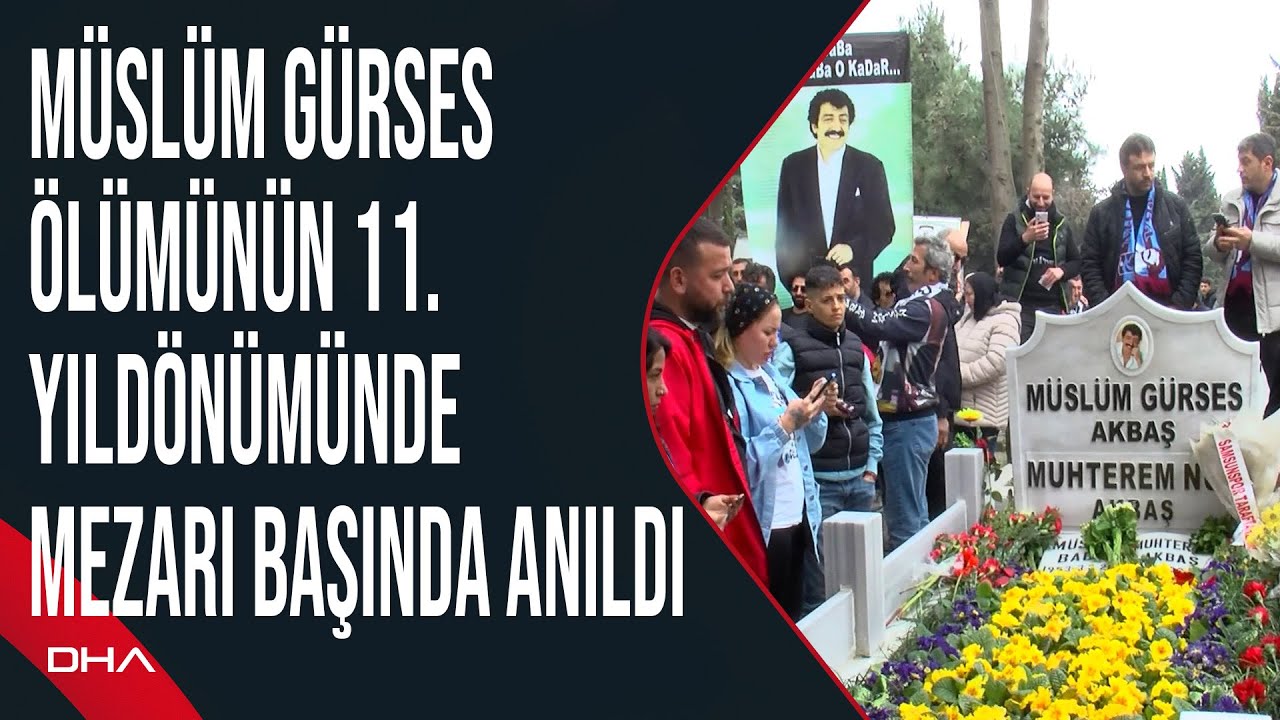 Müslüm Gürses ölümünün 11. yıldönümünde mezarı başında anıldı