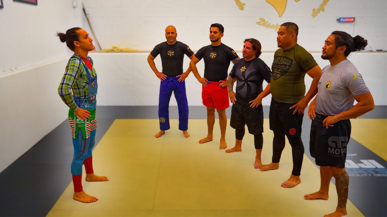 1 Brown Belt VS 5 Military Dudes