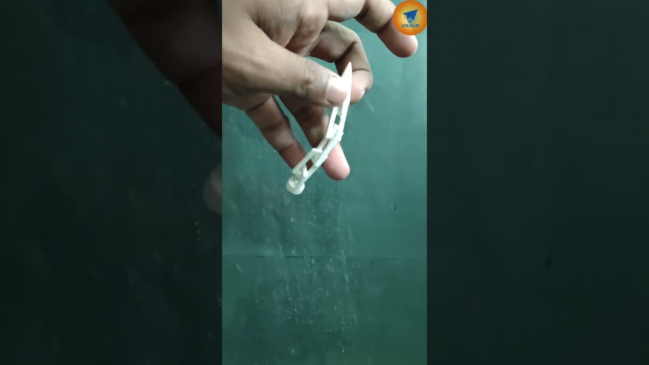 Chains from chalk || chalk art #youtubeshorts #chalk