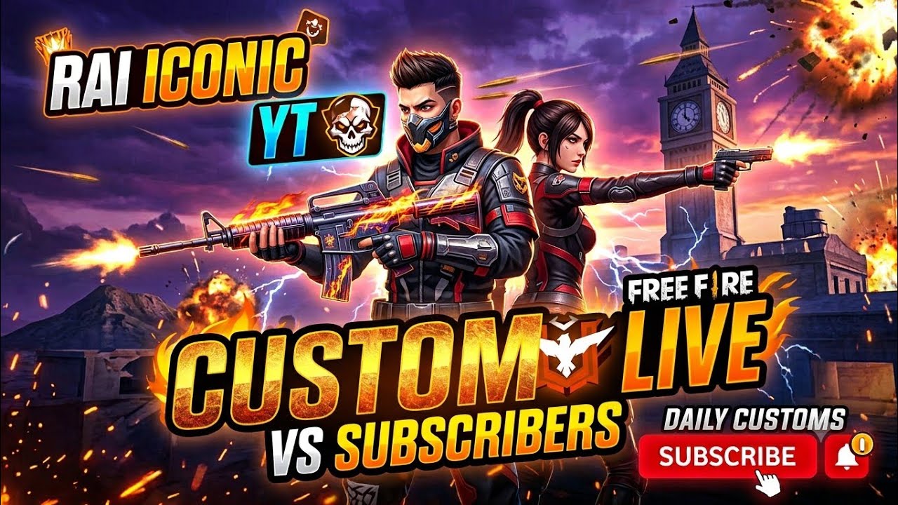 FREE FIRE LIVE CUSTOM ROOM | FF LIVE GIVEAWAY ? 😉 ❤️ #freefirelive #ff #fflive #fflivetournament