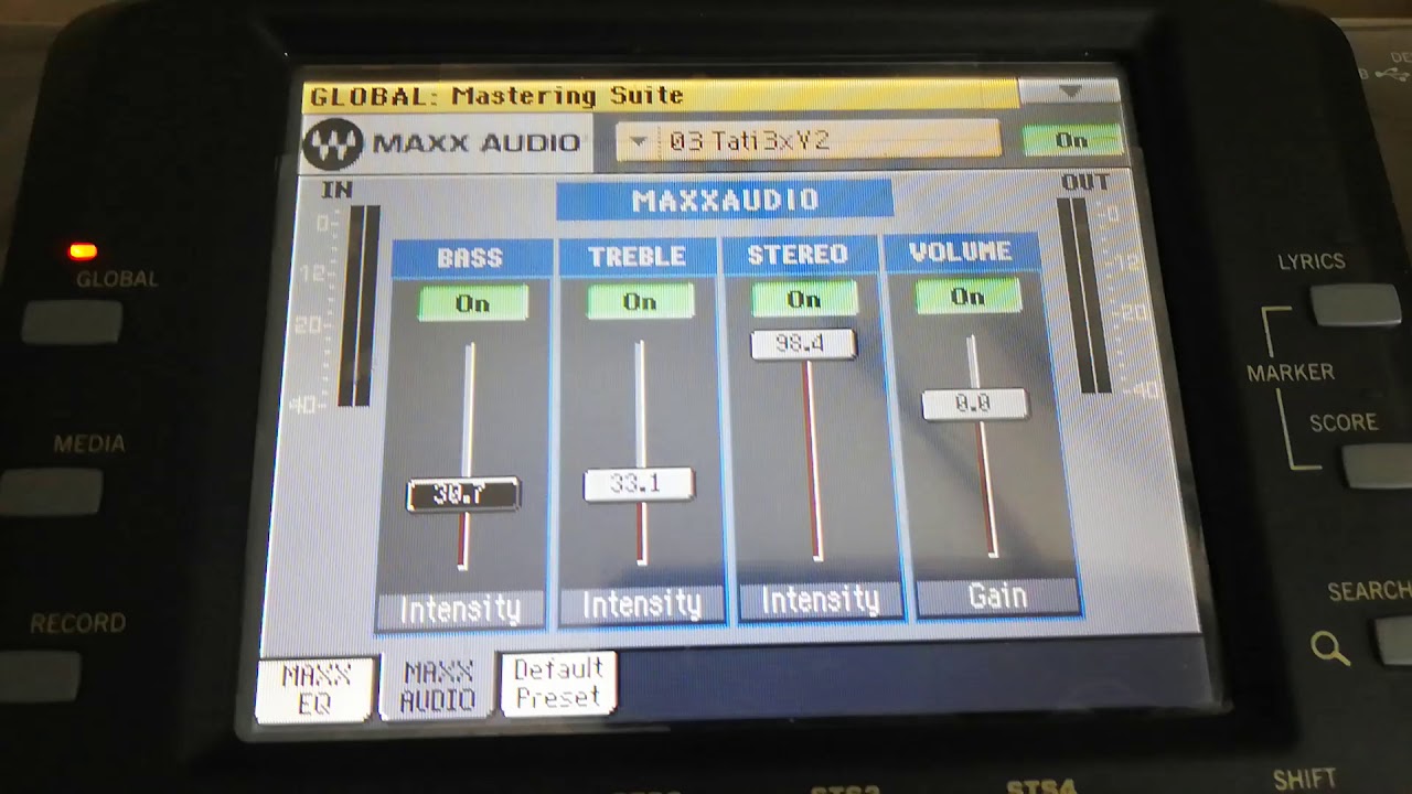 Korg 3x max audio ayarları