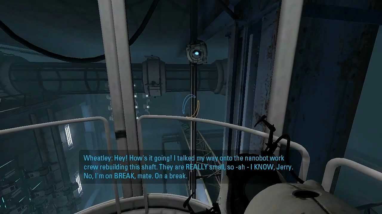 Portal 2 - Wheatley Talking to Jerry