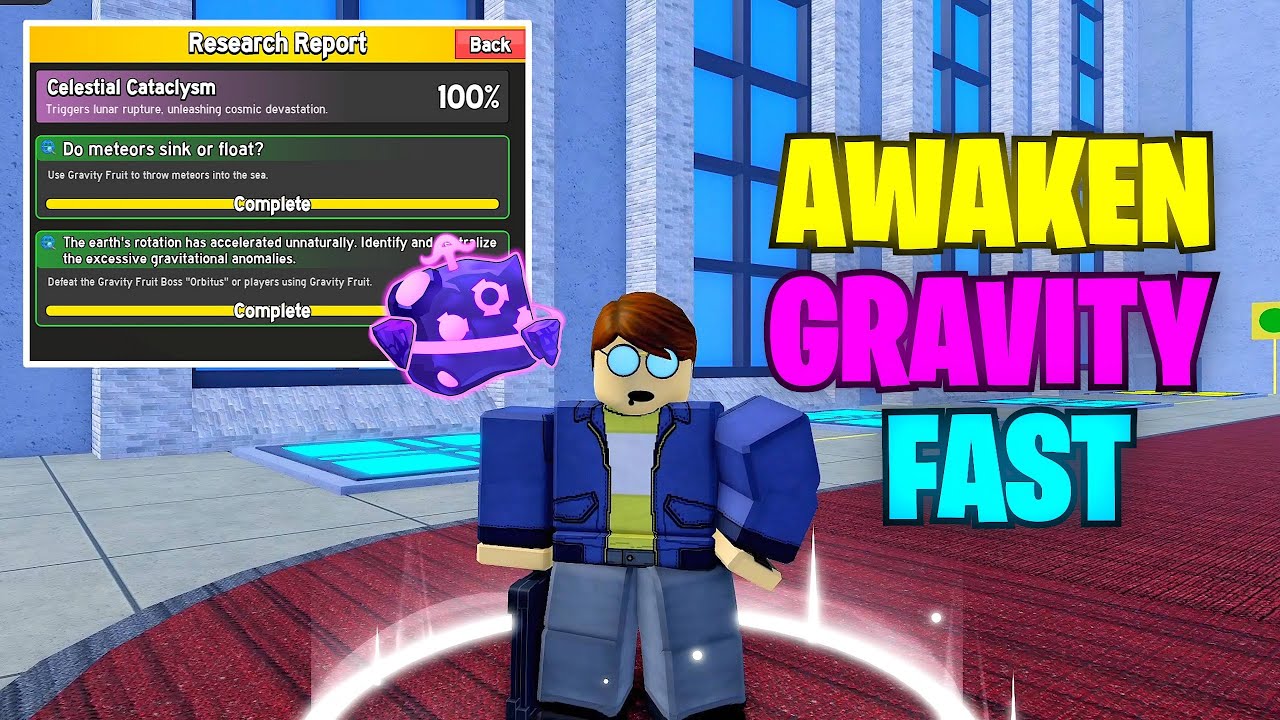 *ПОЛНОЕ РУКОВОДСТВО* Как быстро пробудить ГРАВИТАЦИЮ в Blox Fruits!