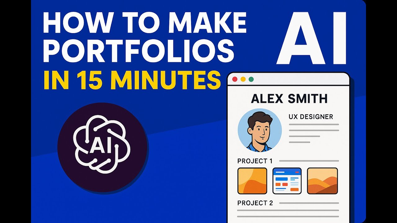 Build Your Portfolio in 15 Minutes Using AI (No Coding Needed!)