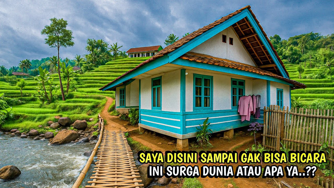 ASLI SUMPAH ENAK DI LIHAT SUASANA PEDESAAN TERINDAH DI JAWA BARAT