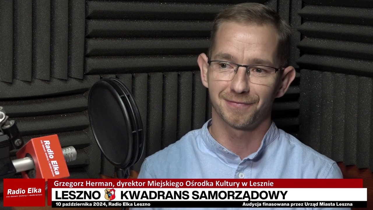 Leszno Kwadrans Samorządowy - Grzegorz Herman, nowy dyrektor MOK w Lesznie