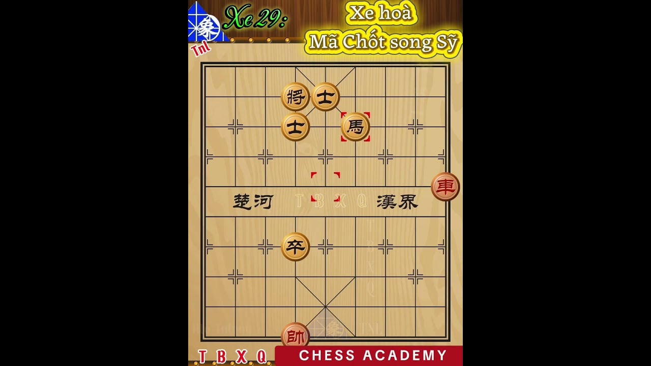 Seri Xe thắng Mã Chốt (không hề dễ dàng) #short #TBXQ #cotuong #xiangqi #象棋 