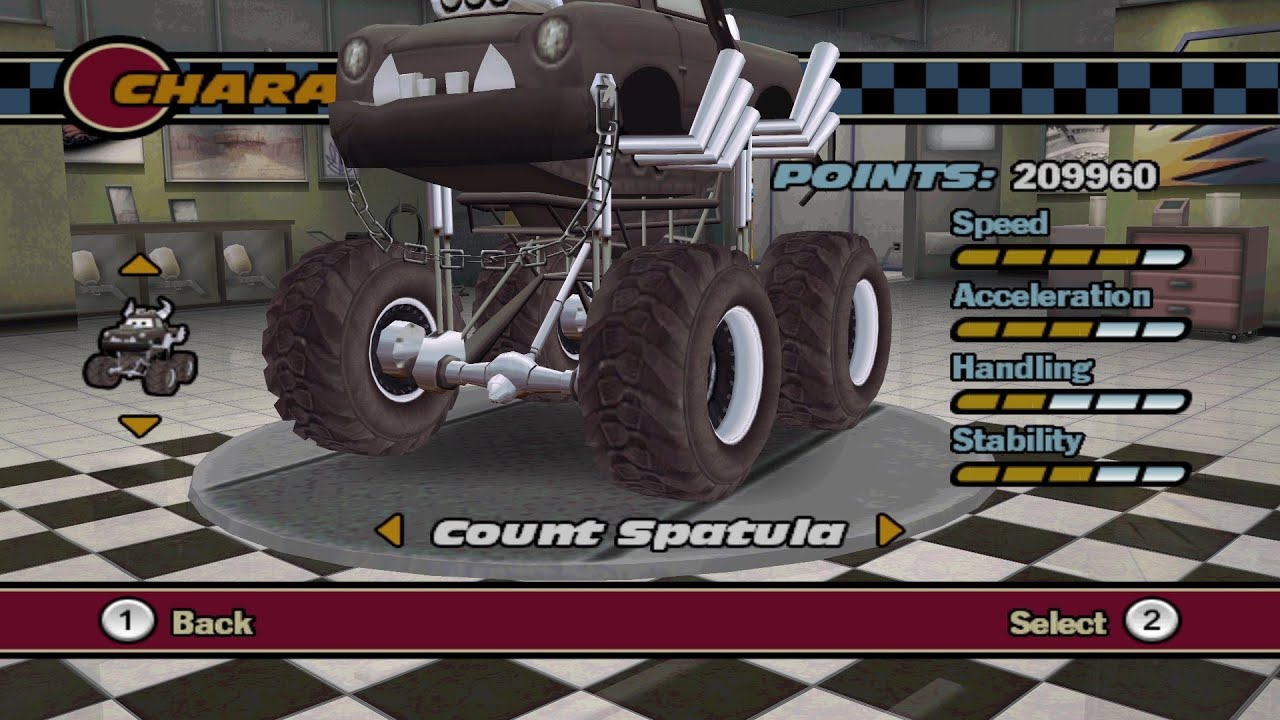 Cars Wii - Count Spatula Gameplay (Dolphin)