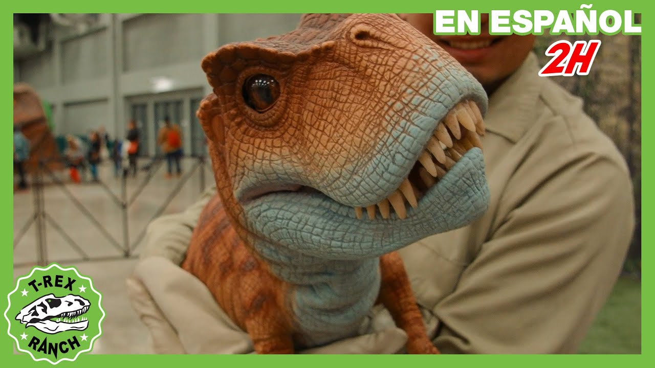 Cuidando al dinosaurio bebé 🦖 | Videos de dinosaurios y juguetes para niños