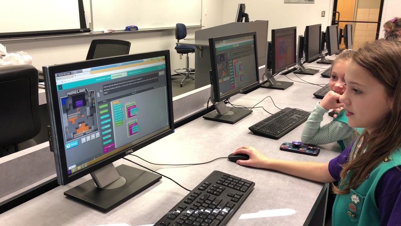 TU students host Hour of Code for area Girl Scouts