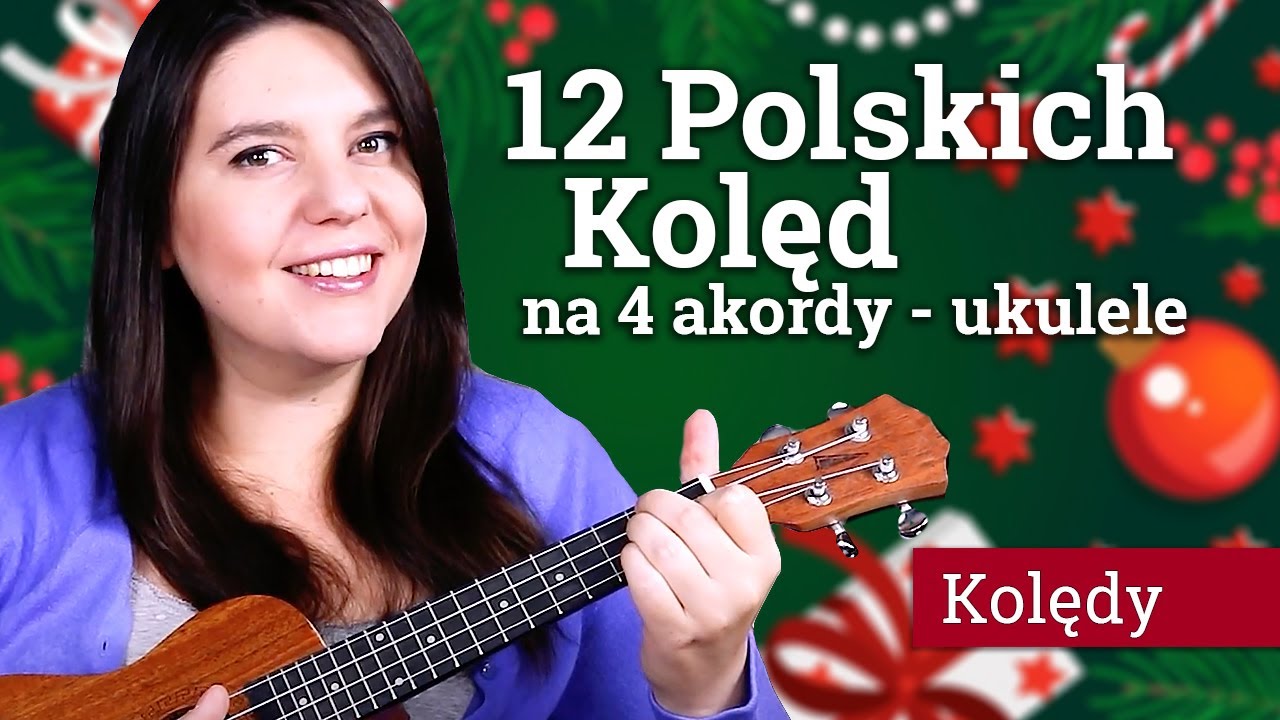 12 KOLĘD NA 4 AKORDY - UKULELE [ G C D d ] z biciami💝👌