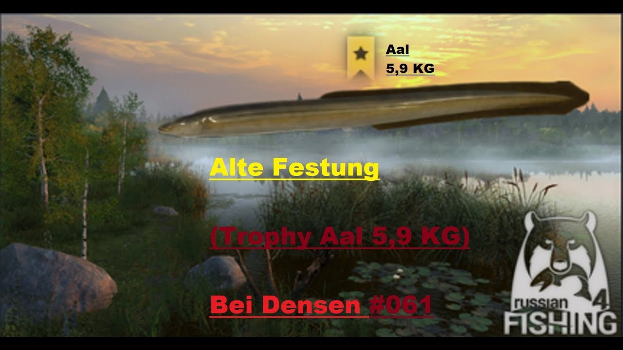 Russian Fishing 4 Alte Festung #61 (Trophy Aal 5,9kg)
