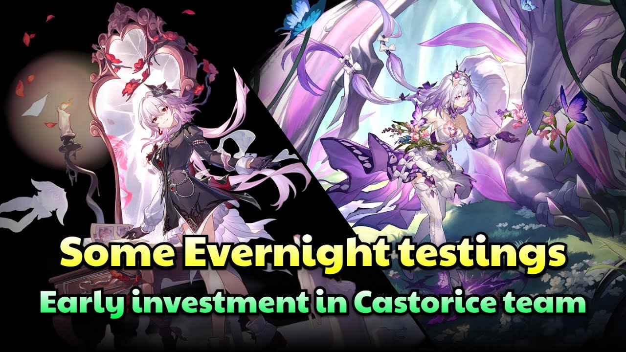 Evernight in Castorice team | E0S0 vs E0S1 vs E1S0 vs E1S1