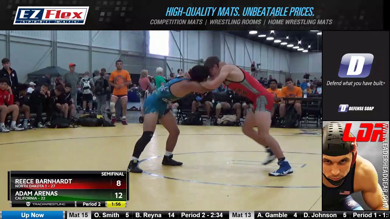 Mat 16 120 Reece Barnhardt North Dakota 1 Vs Adam Arenas California