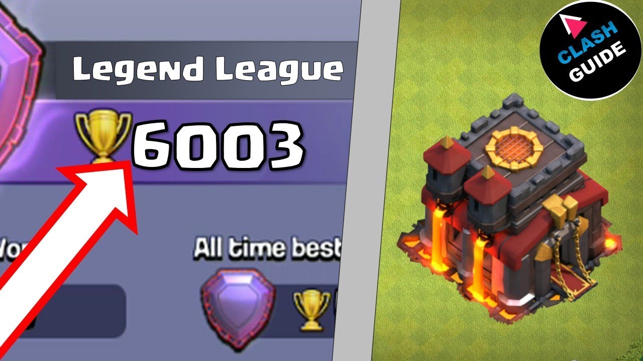 TH10 Legend | Chase 6000 Trophy | Top 3 Higher League Attacks EP #06 | Clash of Clans