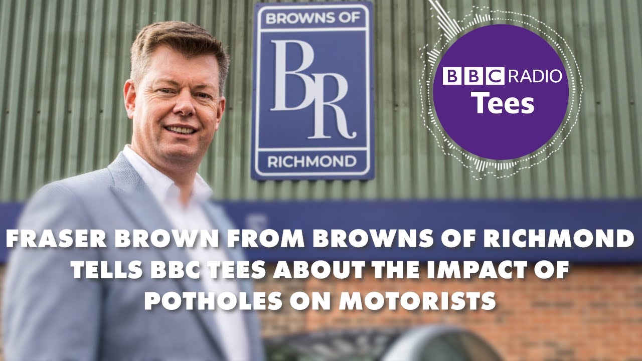 Fraser Brown of of Browns of Richmond tells BBC Tees about the impact of potholes on motorists