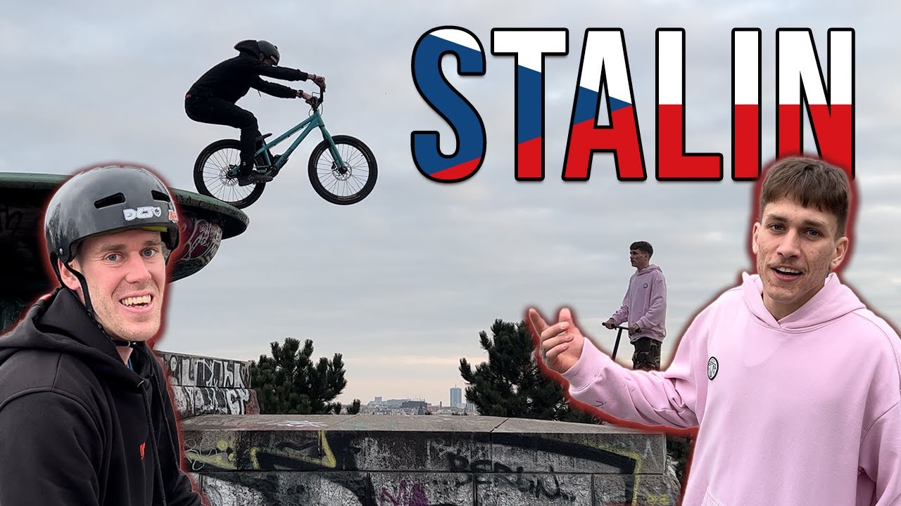 ZKOUŠÍM TRIAL NA STALINU😎w/ @VašekKolář 🚲