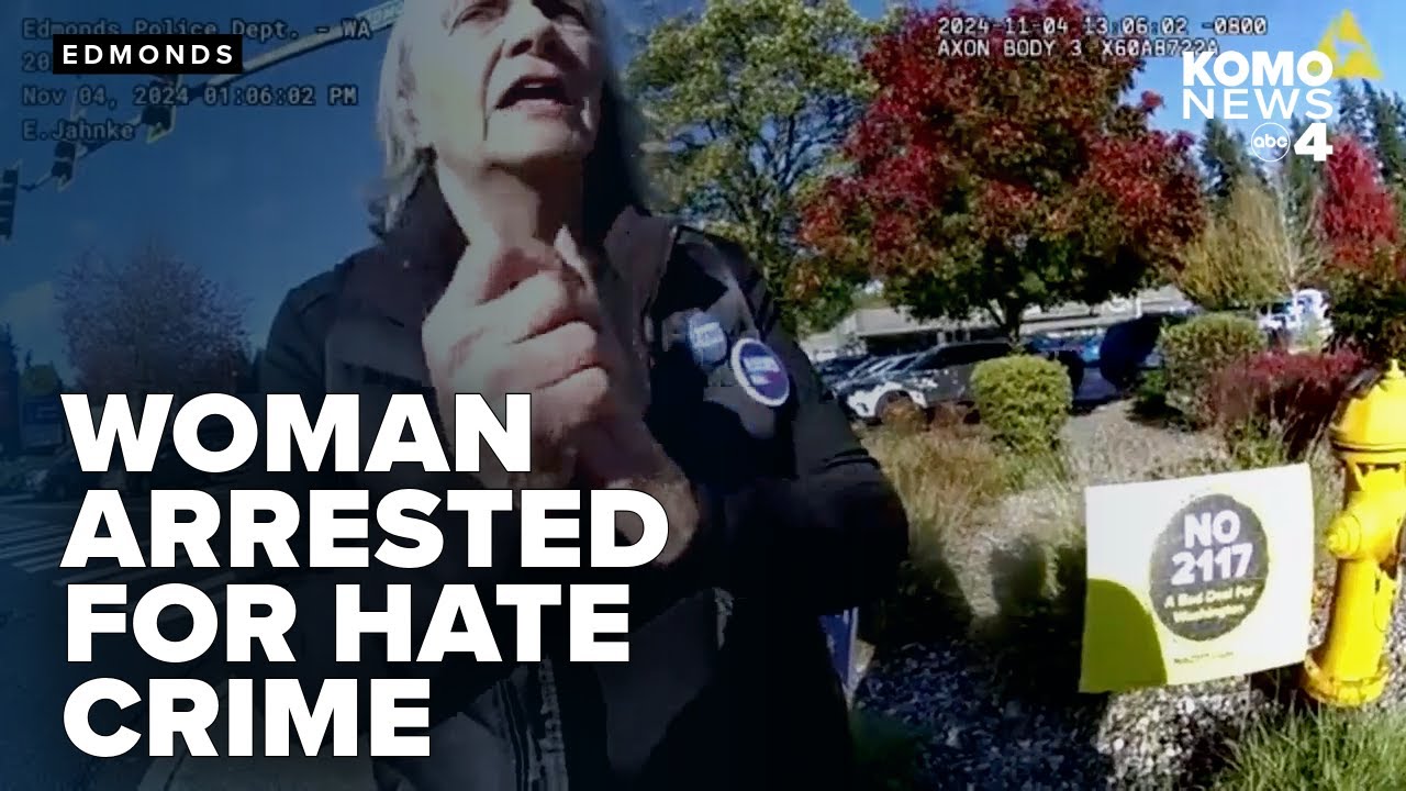 82-year-old Edmonds woman arrested for hate crime after assaulting Trump supporters
