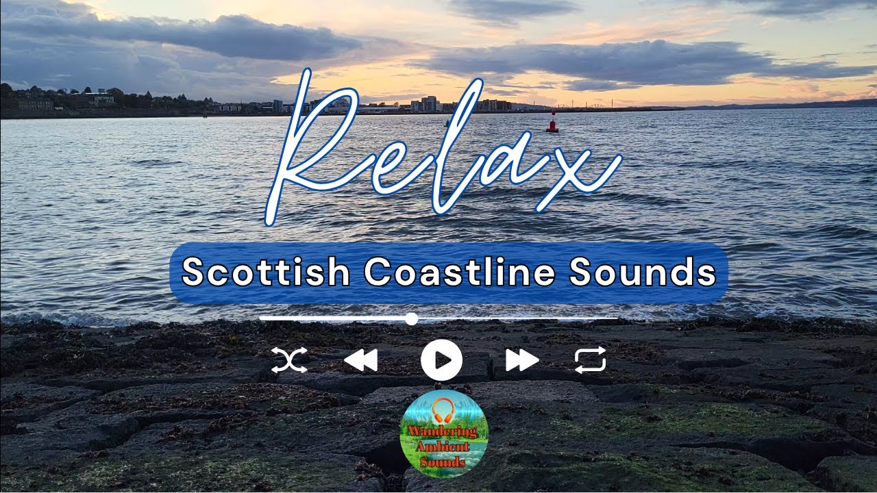 Sea Waves by the Shore – Calm Coastal Ambience (9 Minutes) | Wandering Ambient Sounds
