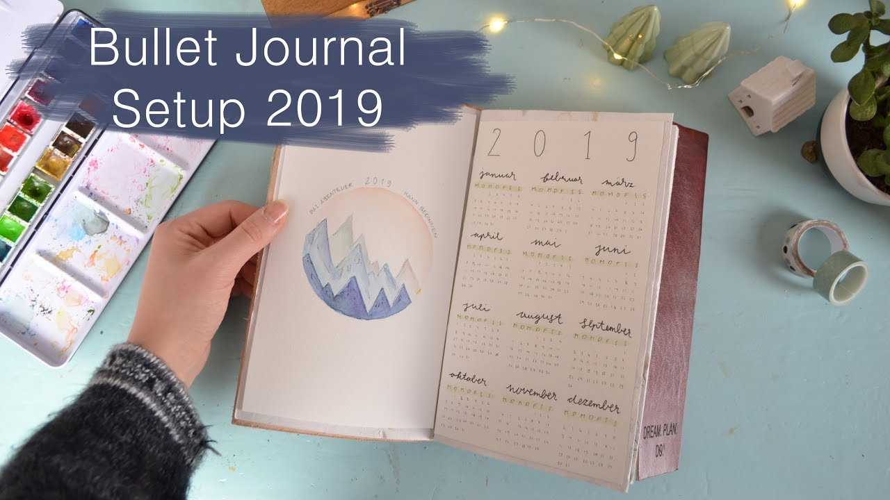 Mein Bullet Journal Setup 2019 Selbstfindung