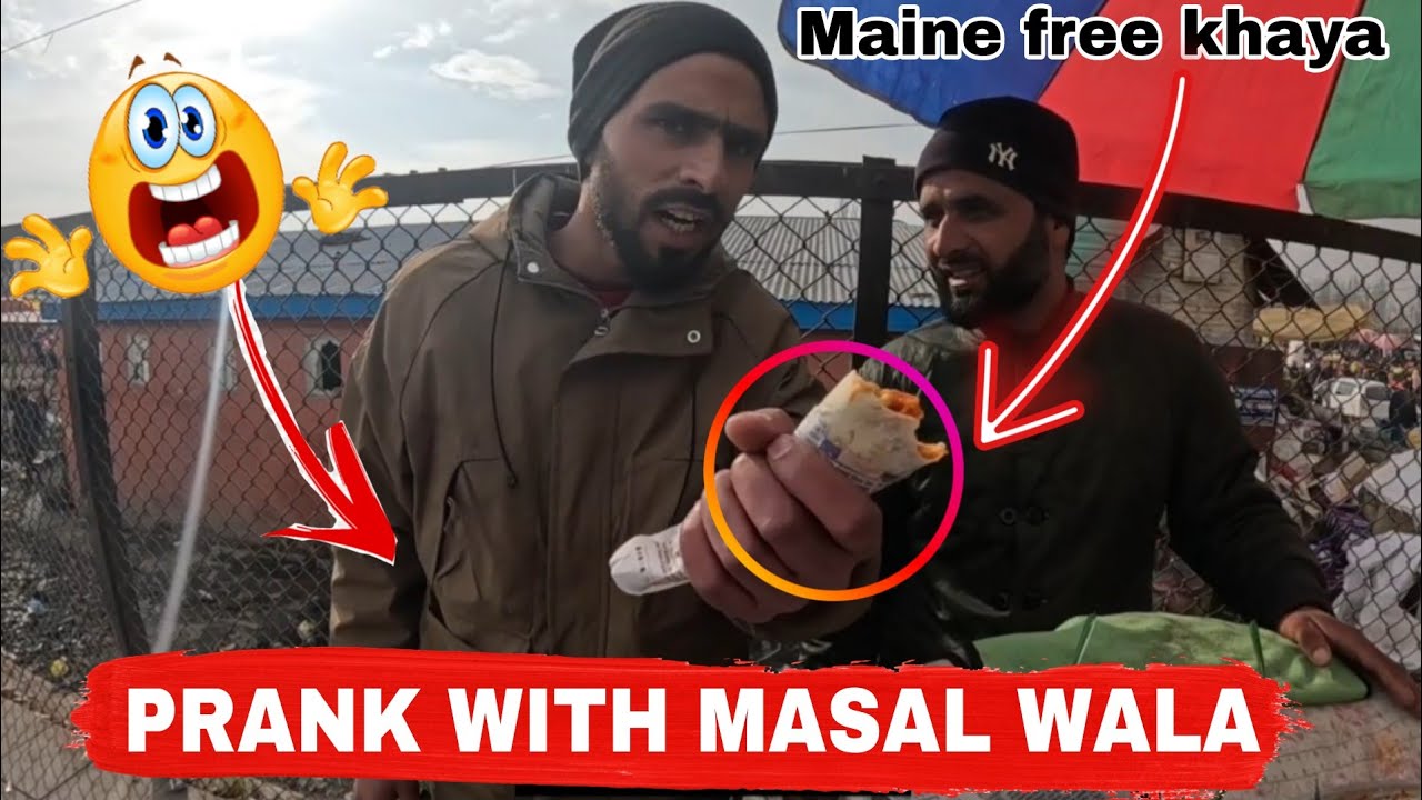 PRANK WITH MASAL WALA WITH PRANK FUNNY VLOG ENJOY VIDEO VLOG WITH PRANK MASALA.