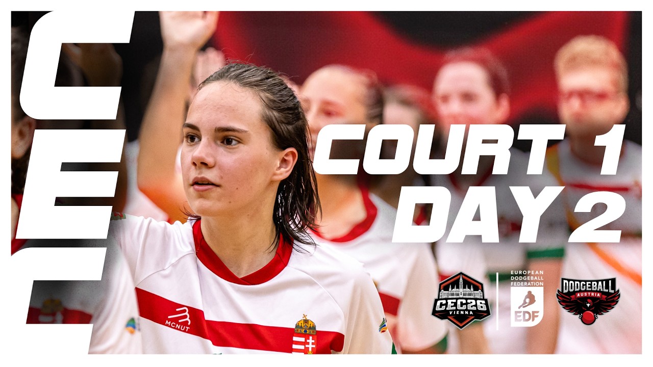 Dodgeball Central European Championships (CEC) 2026 - DAY 2 COURT 1