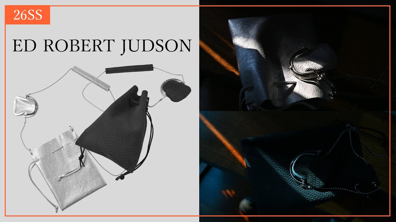 ［26SS ED ROBERT JUDSON］金属的要素とレザーの柔らかさが魅力のバッグが登場｜STOTELA入荷情報