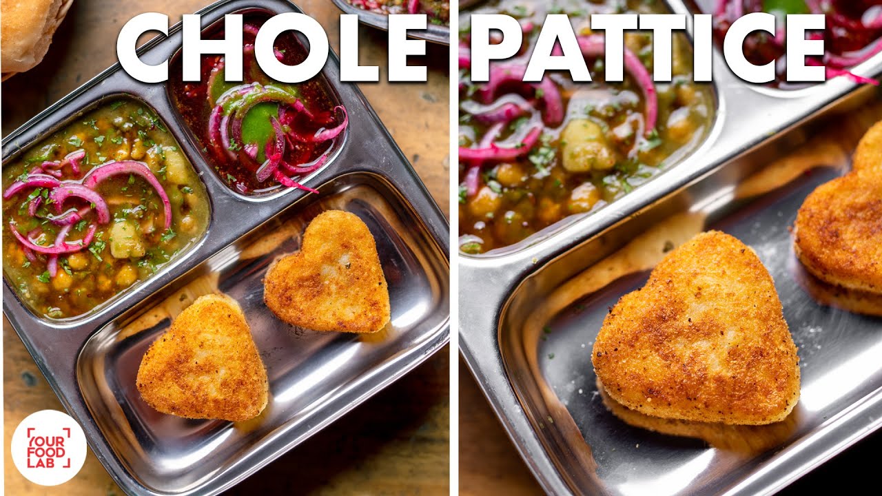 Chole Pattice Recipe | Crispy stuffed Pattice | Chutney Waale Chole | Chef Sanjyot Keer