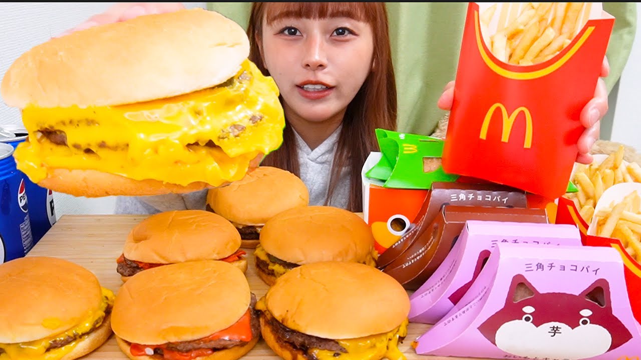 【大食い】ダブチの新商品がでてたのでマクドナルドを大食い！