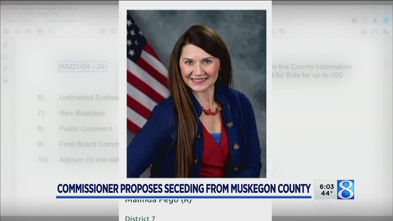 Commissioner suggests conservative areas secede from Muskegon County