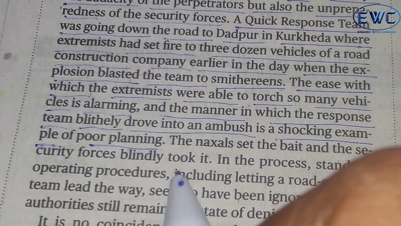 2ND EDITORIAL (PART- 123) 3RD MAY 2019