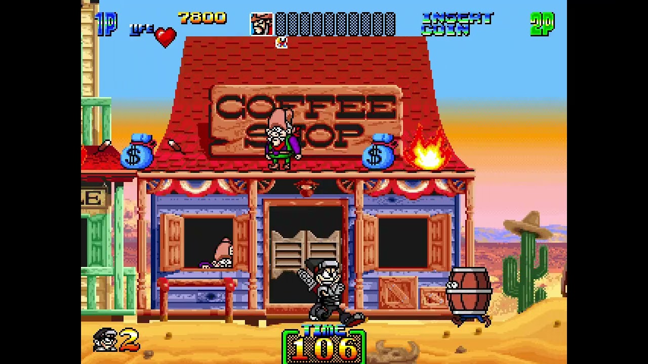 MAME   Charlie Ninja (Arcade/Mitchell/Japan/1994) Game Play