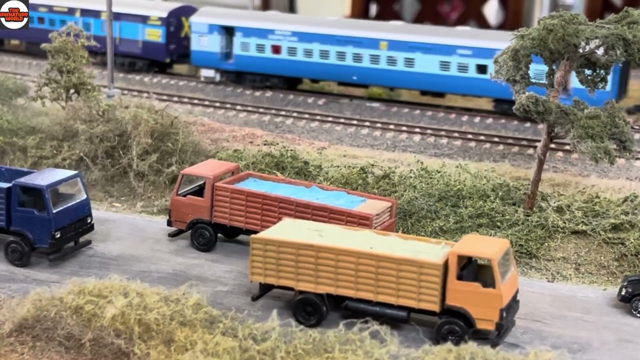 Indian model train miniature | running Alco with Icf coach | Indian railways