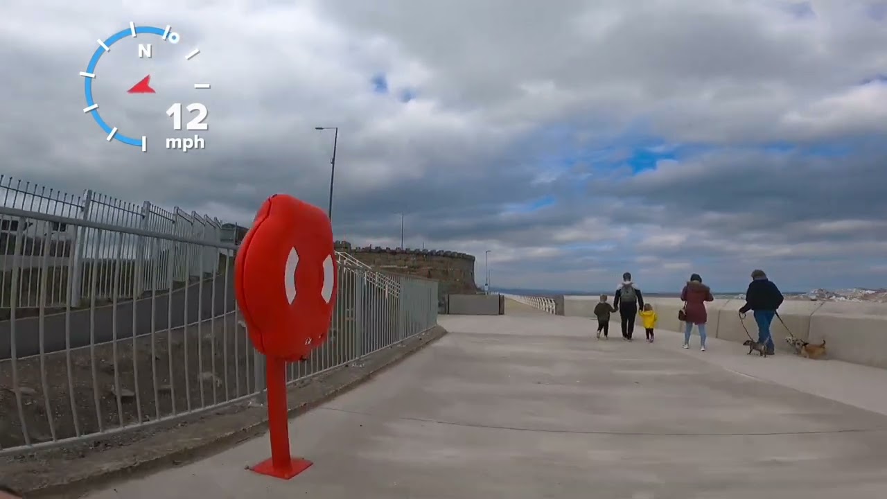 Prestatyn to Colwyn Bay bike ride. National Cycle Route 5. Eskute Netuno e bike. GoPro Hero 9