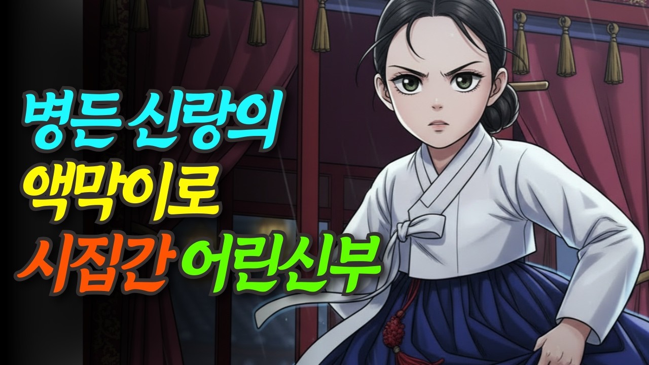 액막이 혼례로 시집온 소녀, 시어머니도 몰랐던 비밀야담 | 민담 | 옛날이야기 | 수면동화| 오디오북