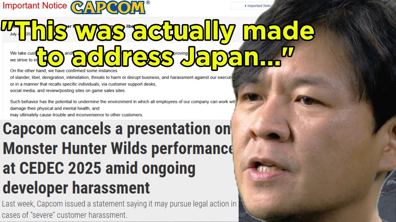 The Truth About Capcom's Harassment Statement (Japan and MH Wilds)