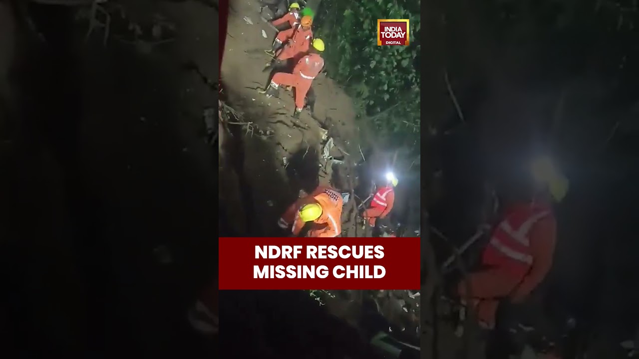 NDRF Rescues Missing Child | #shorts #himachalpradesh #bilaspur #himachalnews #rescue #busaccident