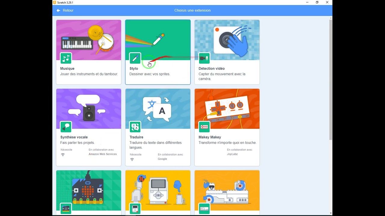 projet2 scratch 8eme année